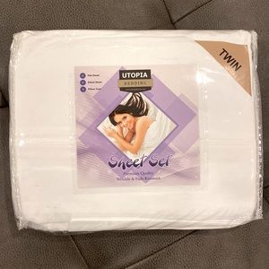 Utopia Bedding Twin Bed Sheets Set - 3 Piece Bedding (Twin, White)